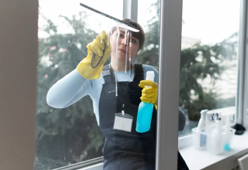 Nettoyage de vitres intérieures et extérieures à Saint-Aoustrille
